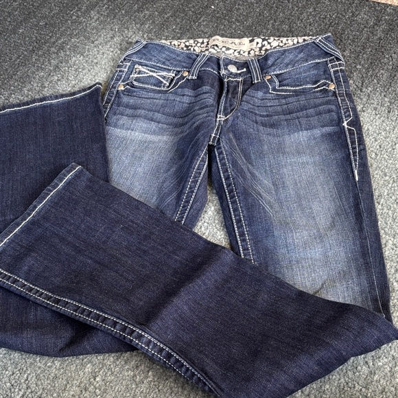 Ariat Women's Dark Indigo Boot Cut Jeans - Picture 10 of 14